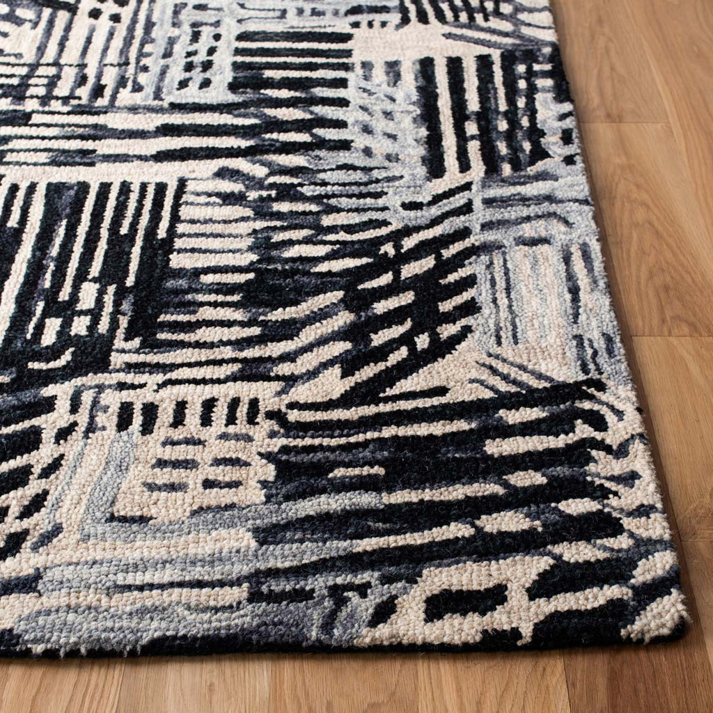 Safavieh Rodeo Drive Rug Collection RD551Z - Black / Ivory