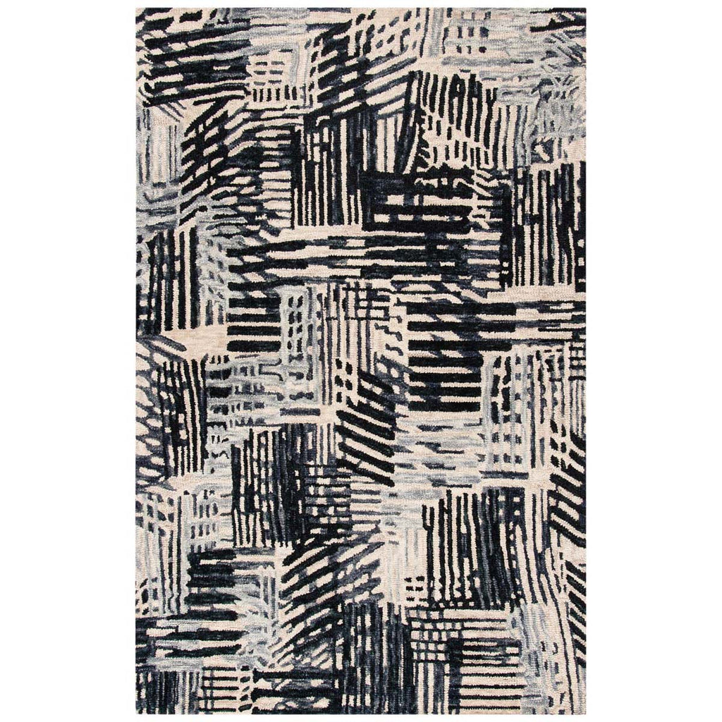 Safavieh Rodeo Drive Rug Collection RD551Z - Black / Ivory