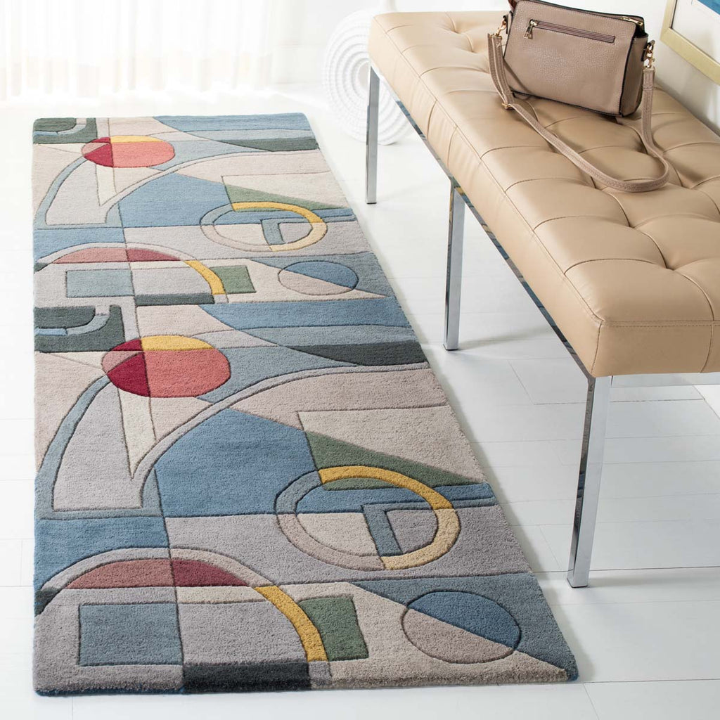 Safavieh Rodeo Drive Rug Collection RD845B - Blue / Multi