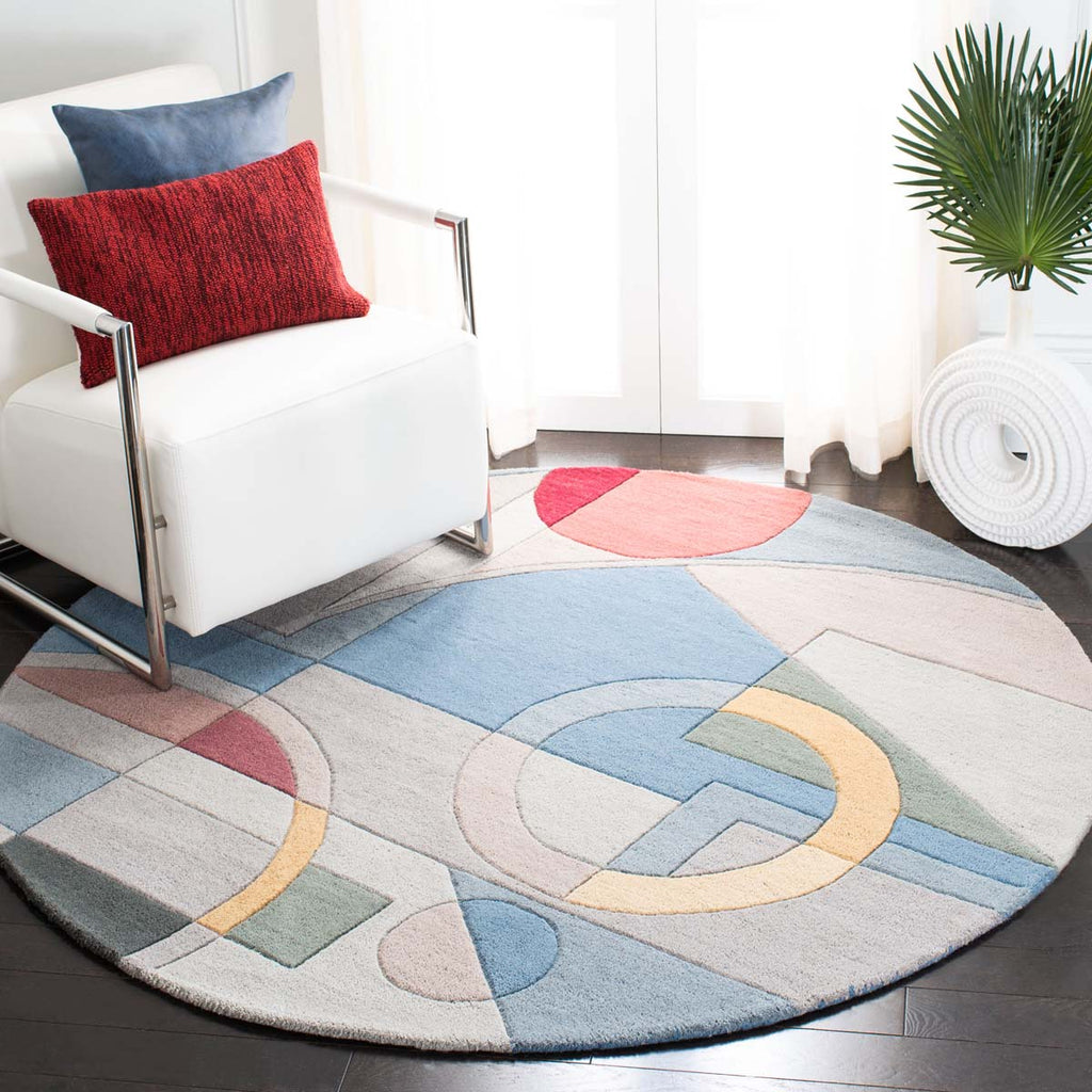 Safavieh Rodeo Drive Rug Collection RD845B - Blue / Multi