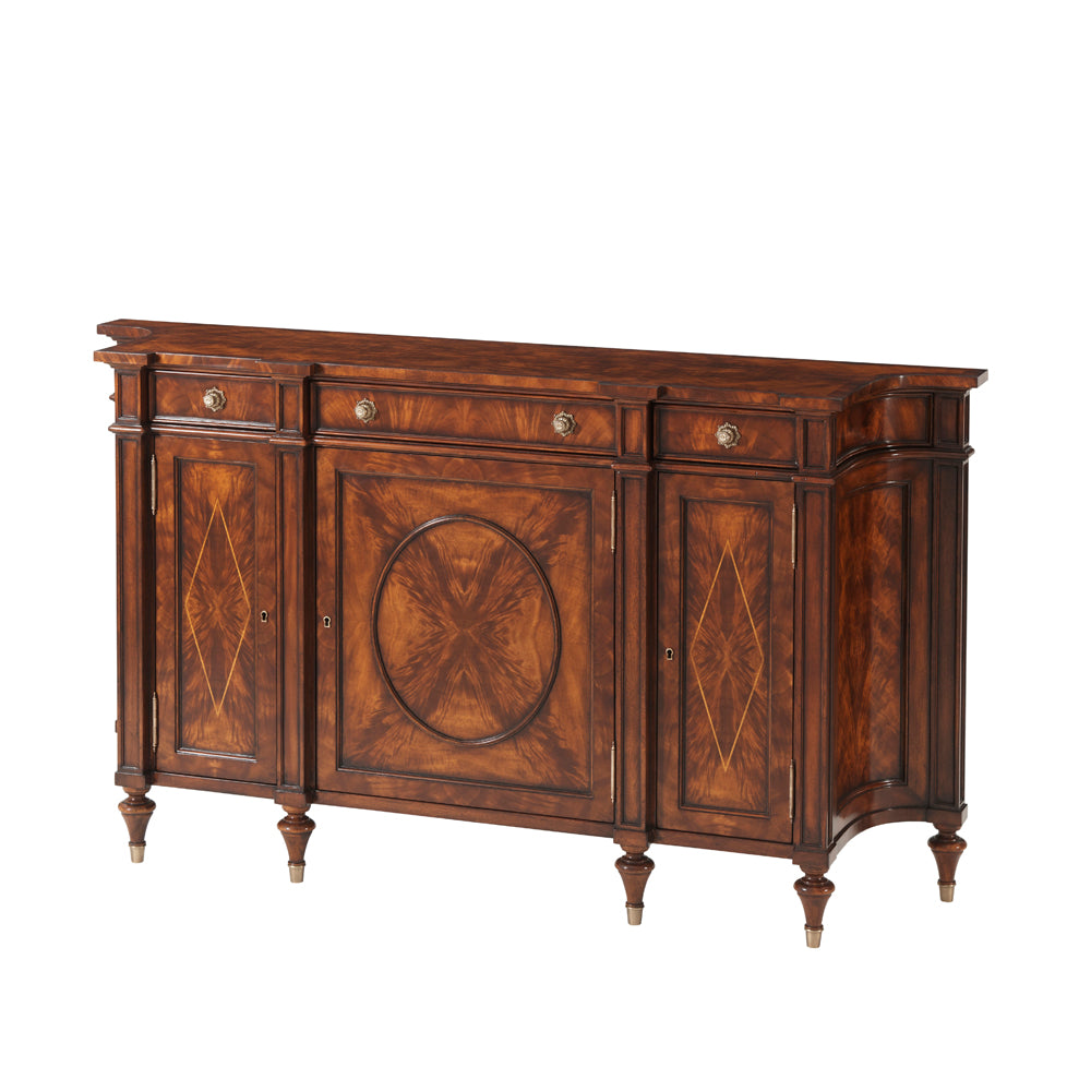 Concave Side Cabinet Sideboard | Theodore Alexander - RE61003