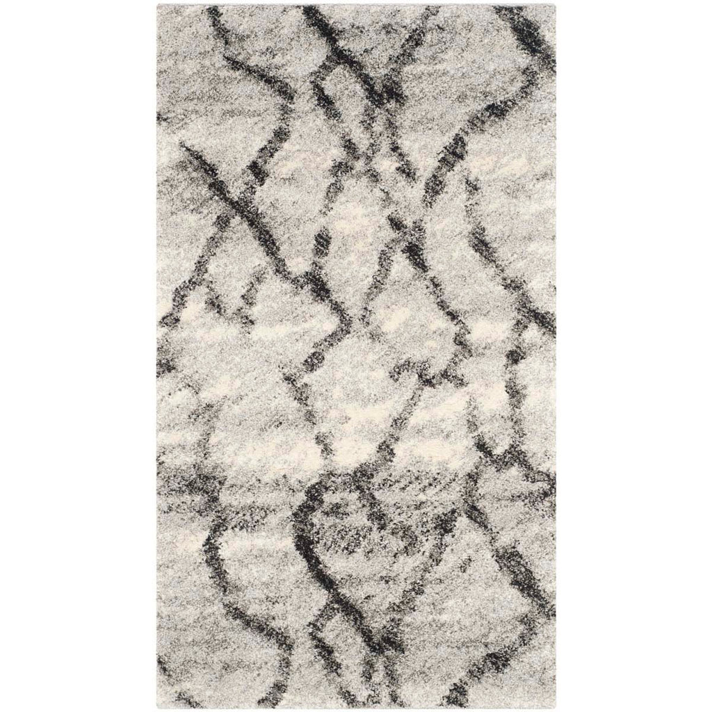 Safavieh Retro Rug Collection RET2144-7990 - Light Grey / Black