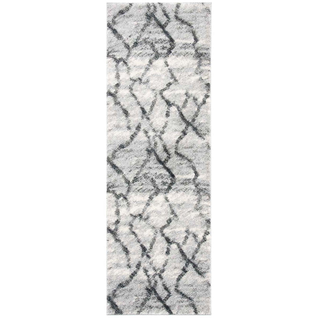 Safavieh Retro Rug Collection RET2144-7990 - Light Grey / Black