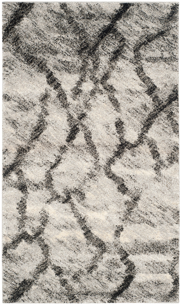 Safavieh Retro Rug Collection RET2144-7990 - Light Grey / Black