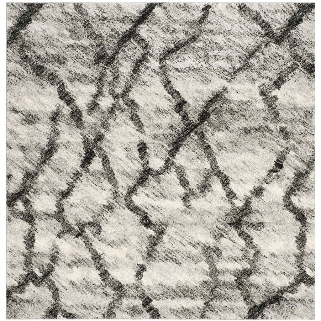 Safavieh Retro Rug Collection RET2144-7990 - Light Grey / Black