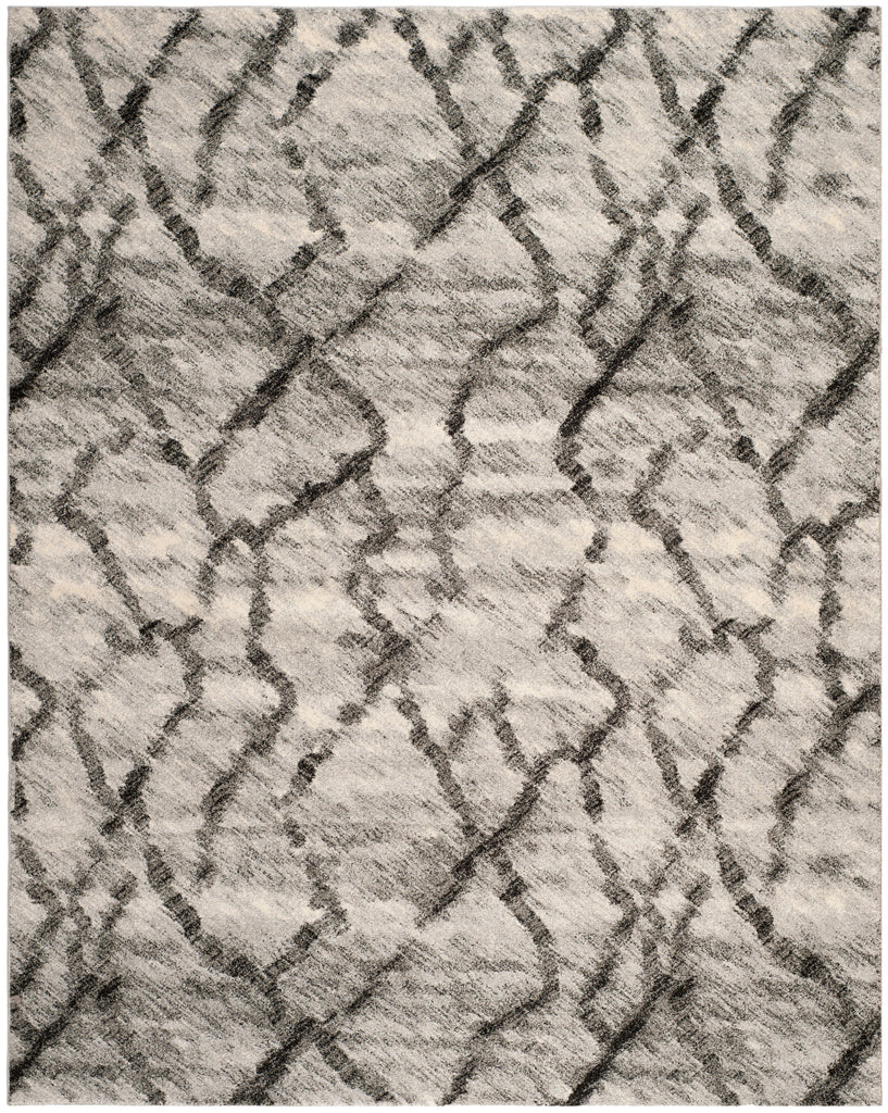 Safavieh Retro Rug Collection RET2144-7990 - Light Grey / Black