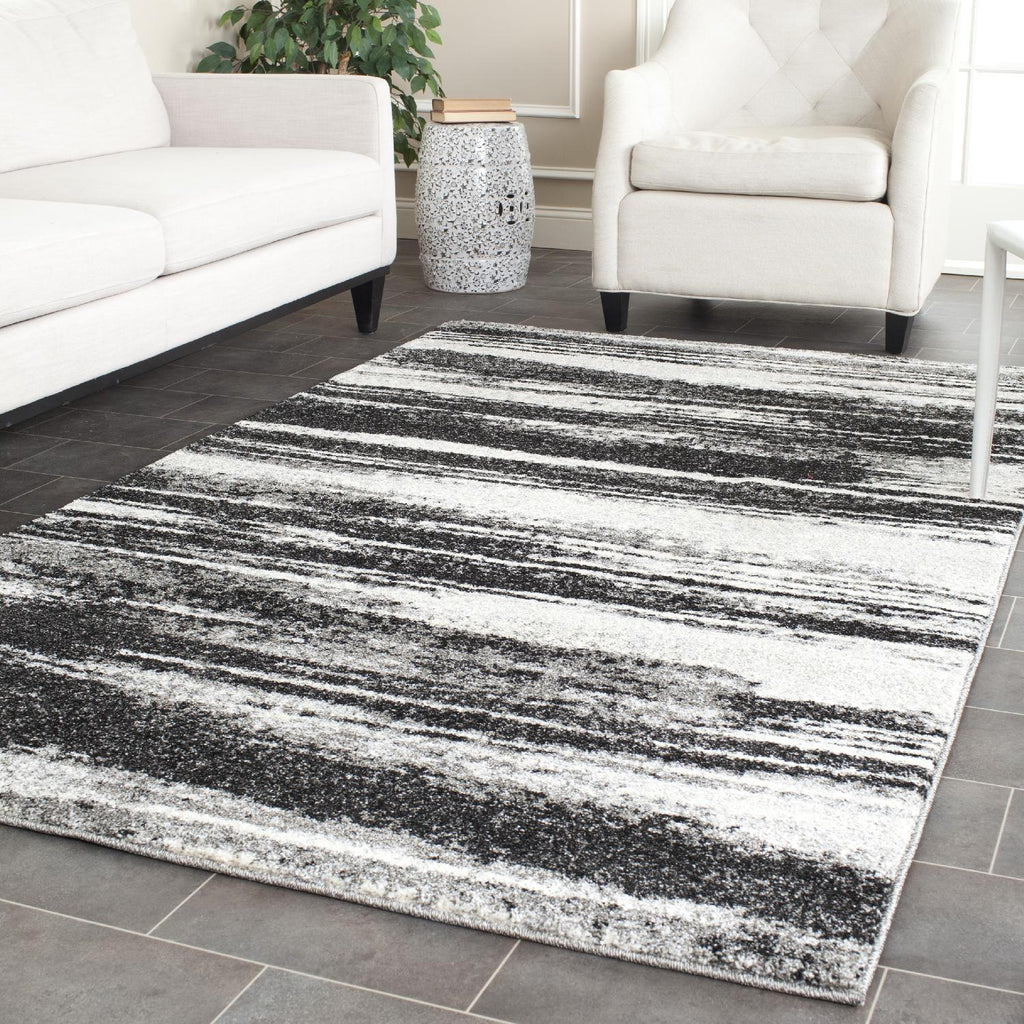 Safavieh Retro Rug Collection RET2693-8479 - Dark Grey / Light Grey