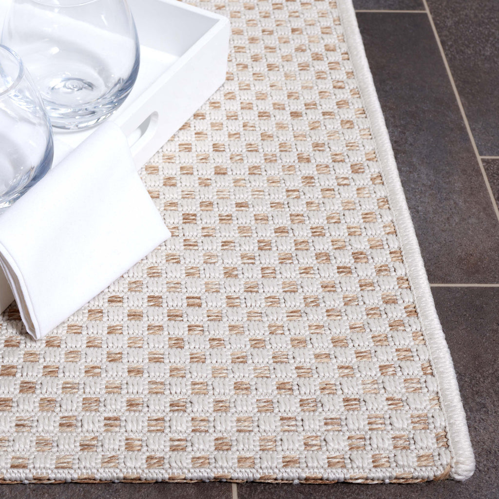 Safavieh Sisal All-Weather Rug Collection: SAW640B - Ivory / Natural