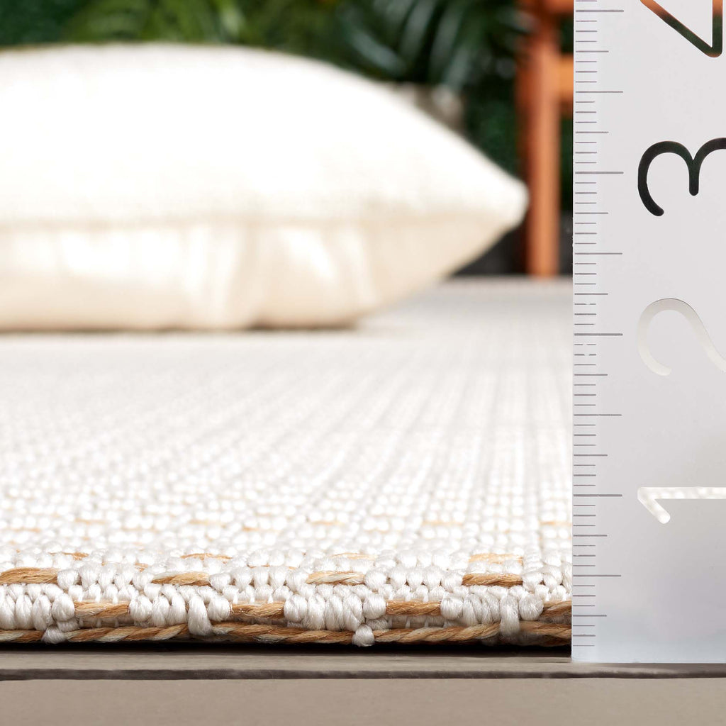 Safavieh Sisal All-Weather Rug Collection: SAW640B - Ivory / Natural