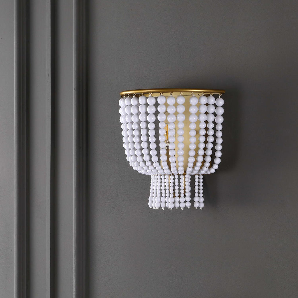 Safavieh Celyn Wall Sconce - Brass / White