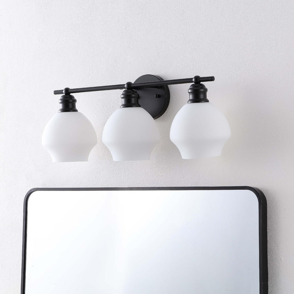 Safavieh Mylsa 3 Light Wall Sconce - Black / White