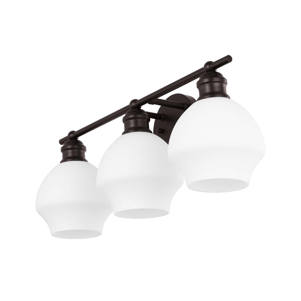 Safavieh Mylsa 3 Light Wall Sconce - Black / White