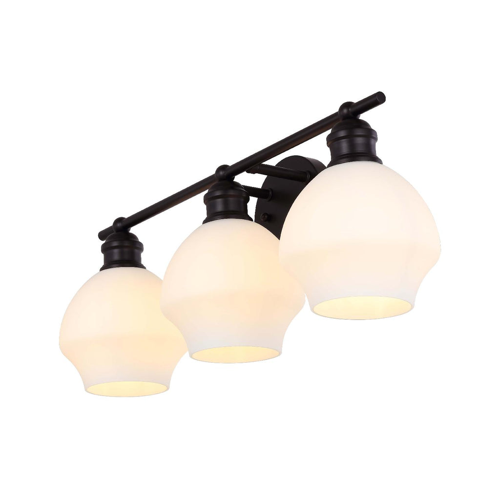 Safavieh Mylsa 3 Light Wall Sconce - Black / White