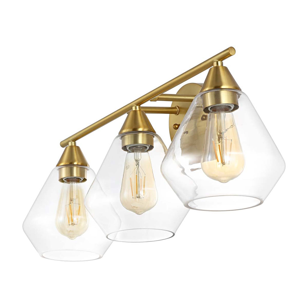 Safavieh Amani Wall Sconce - Brass / Clear