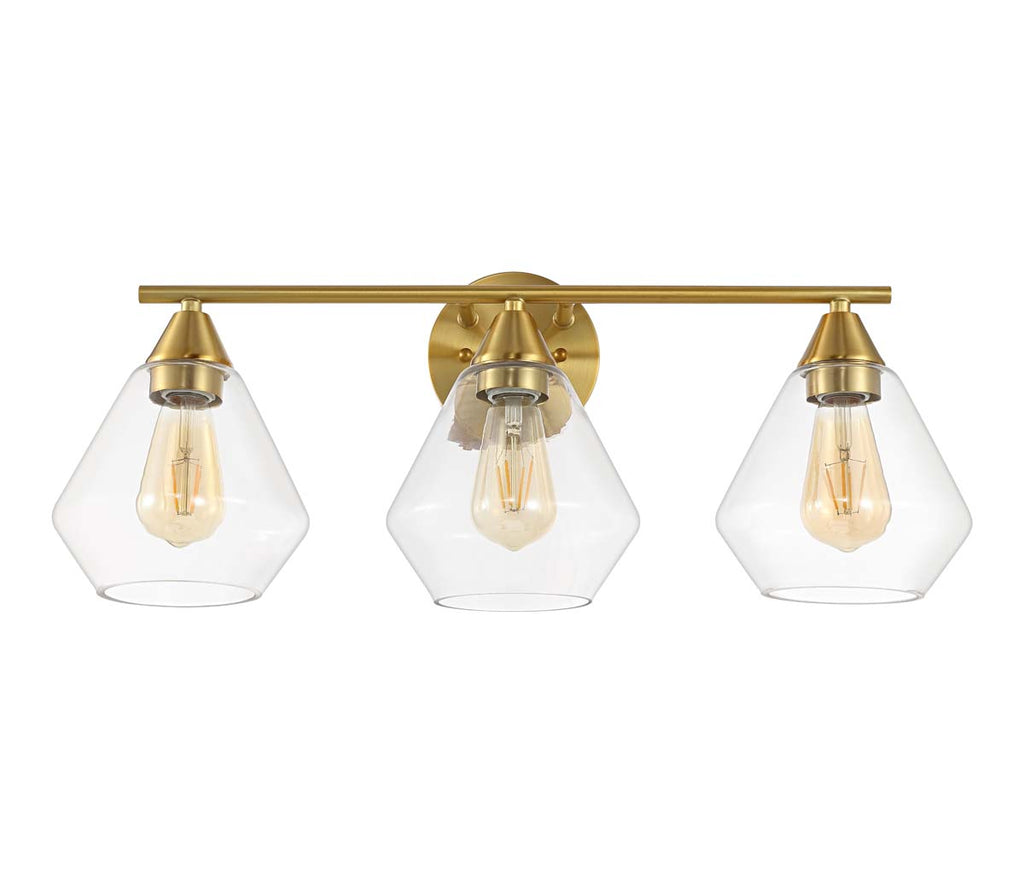 Safavieh Amani Wall Sconce - Brass / Clear