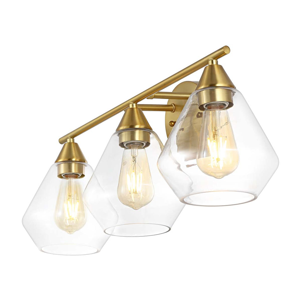 Safavieh Amani Wall Sconce - Brass / Clear