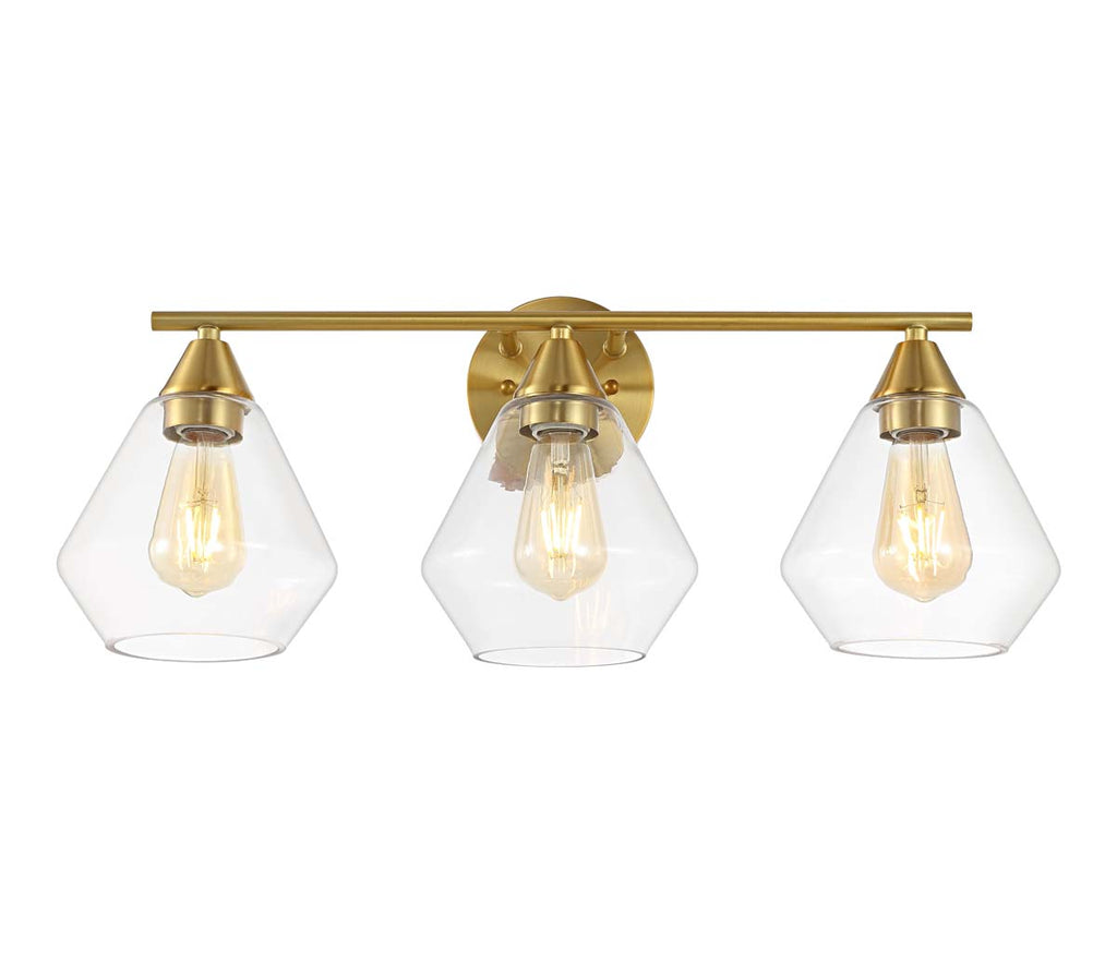 Safavieh Amani Wall Sconce - Brass / Clear