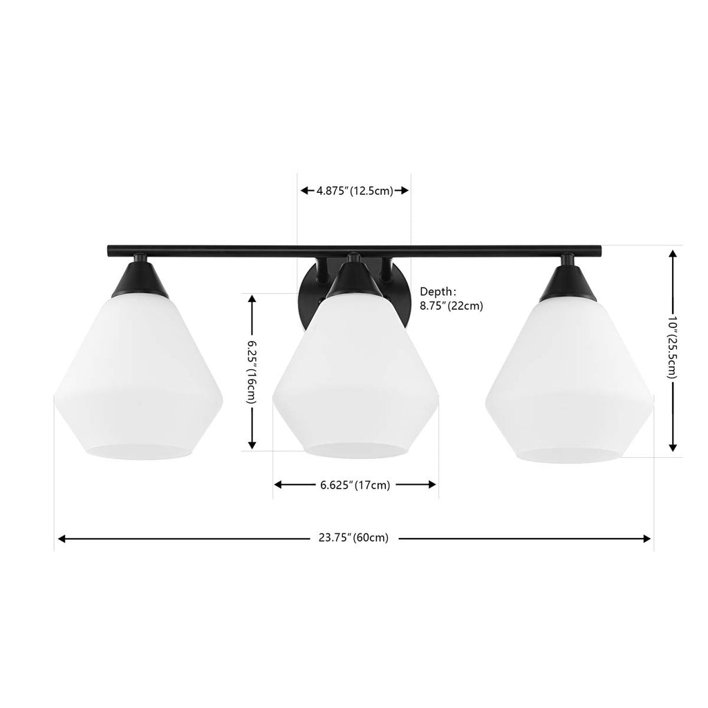 Safavieh Amani Sconce - Black / White