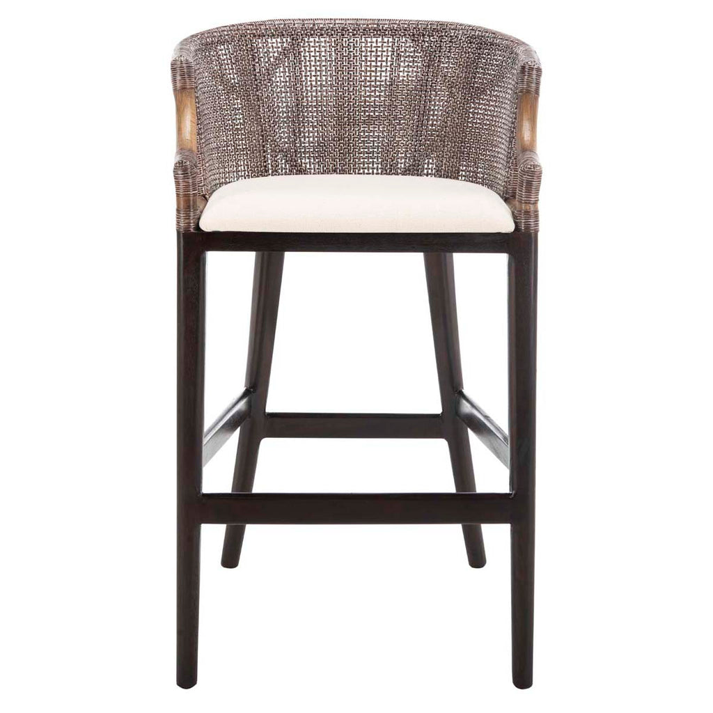 Safavieh Brando Bar Stool - Brown / White