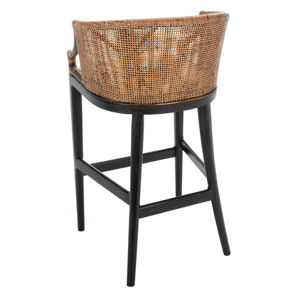 Safavieh Brando Bar Stool - Brown / Black