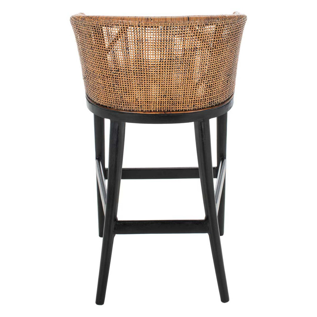 Safavieh Brando Bar Stool - Brown / Black