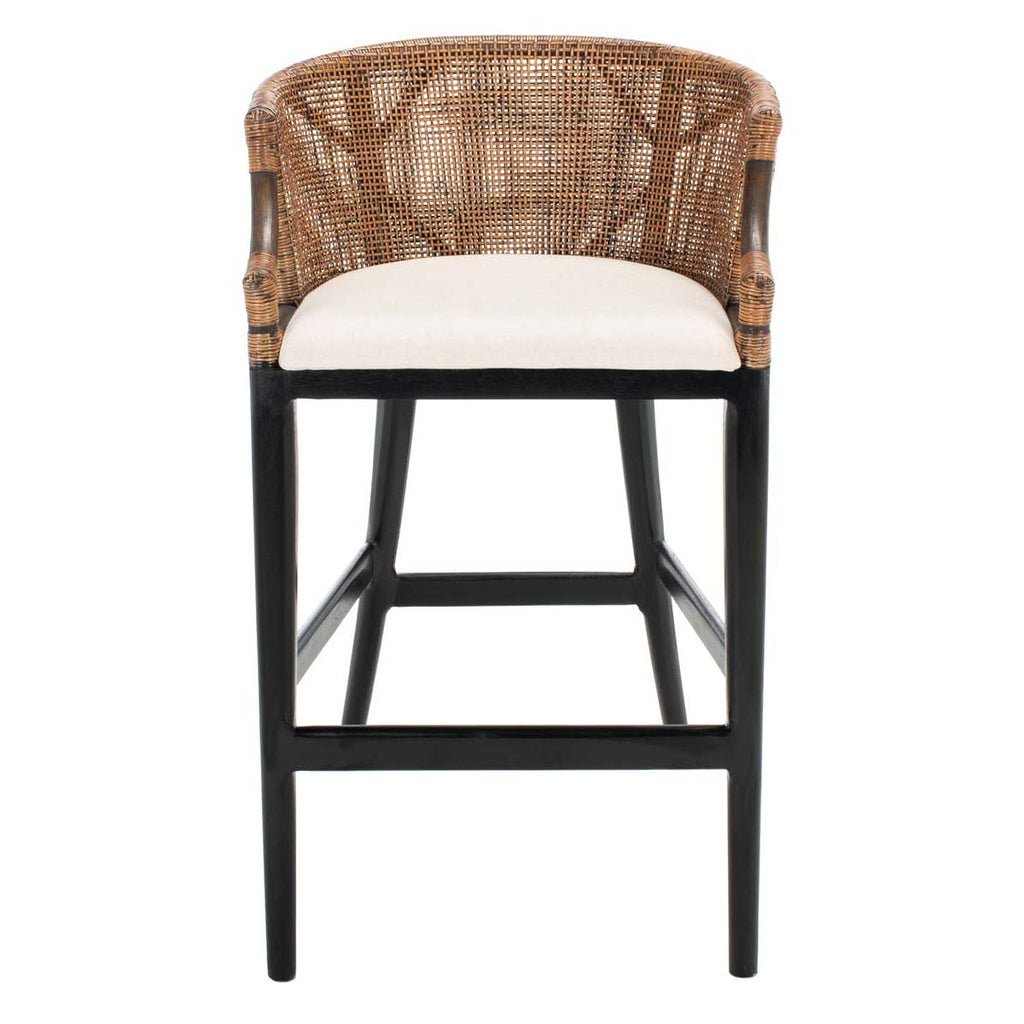 Safavieh Brando Bar Stool - Brown / Black