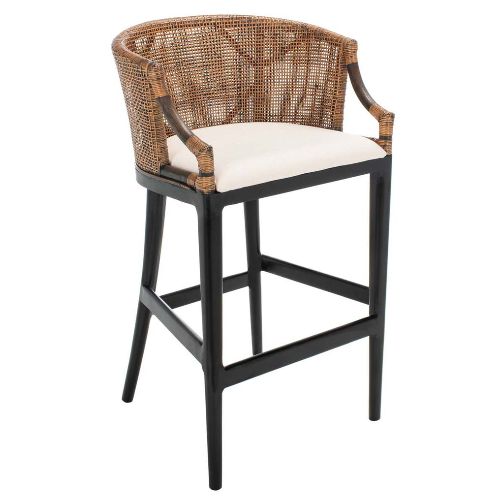 Safavieh Brando Bar Stool - Brown / Black