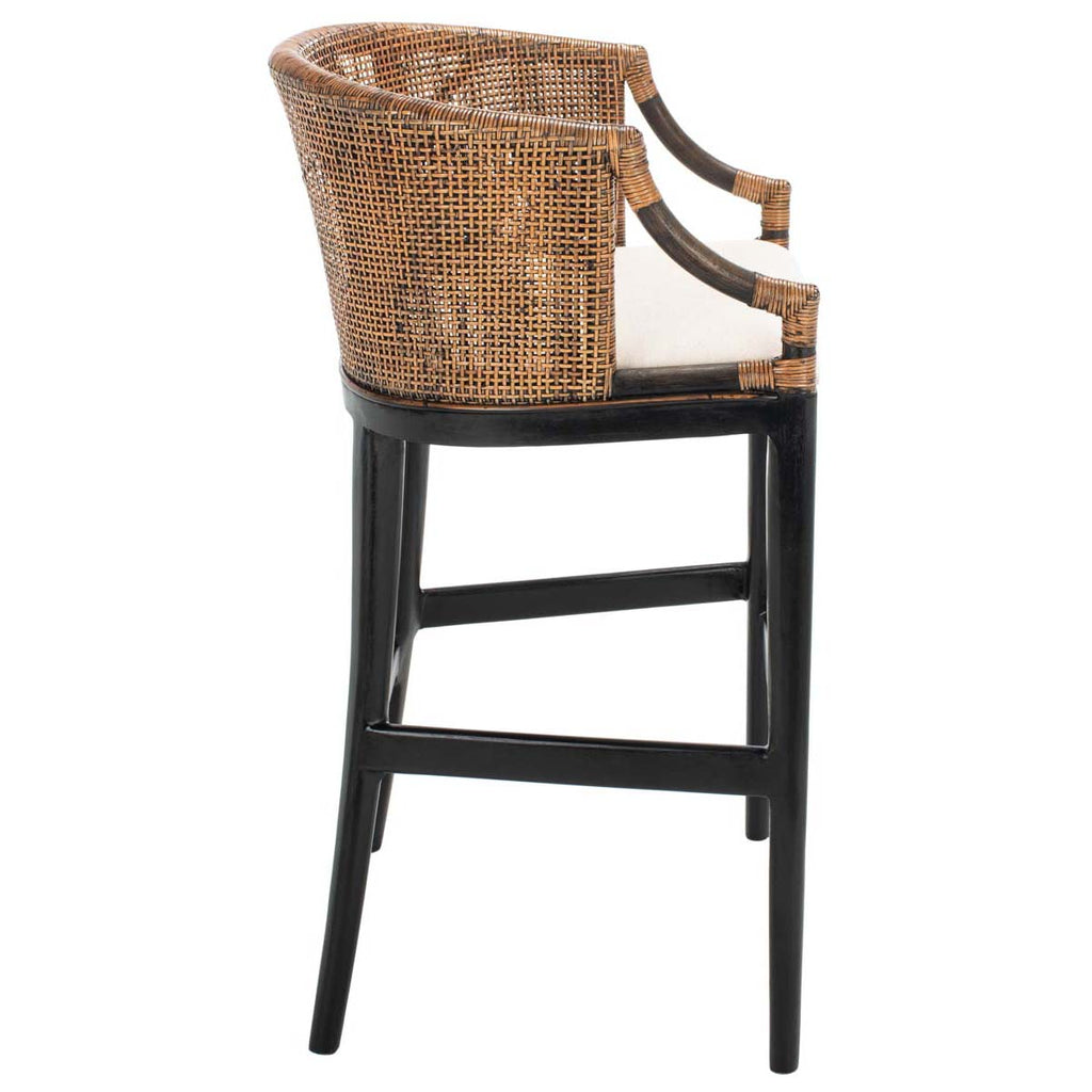 Safavieh Brando Bar Stool - Brown / Black