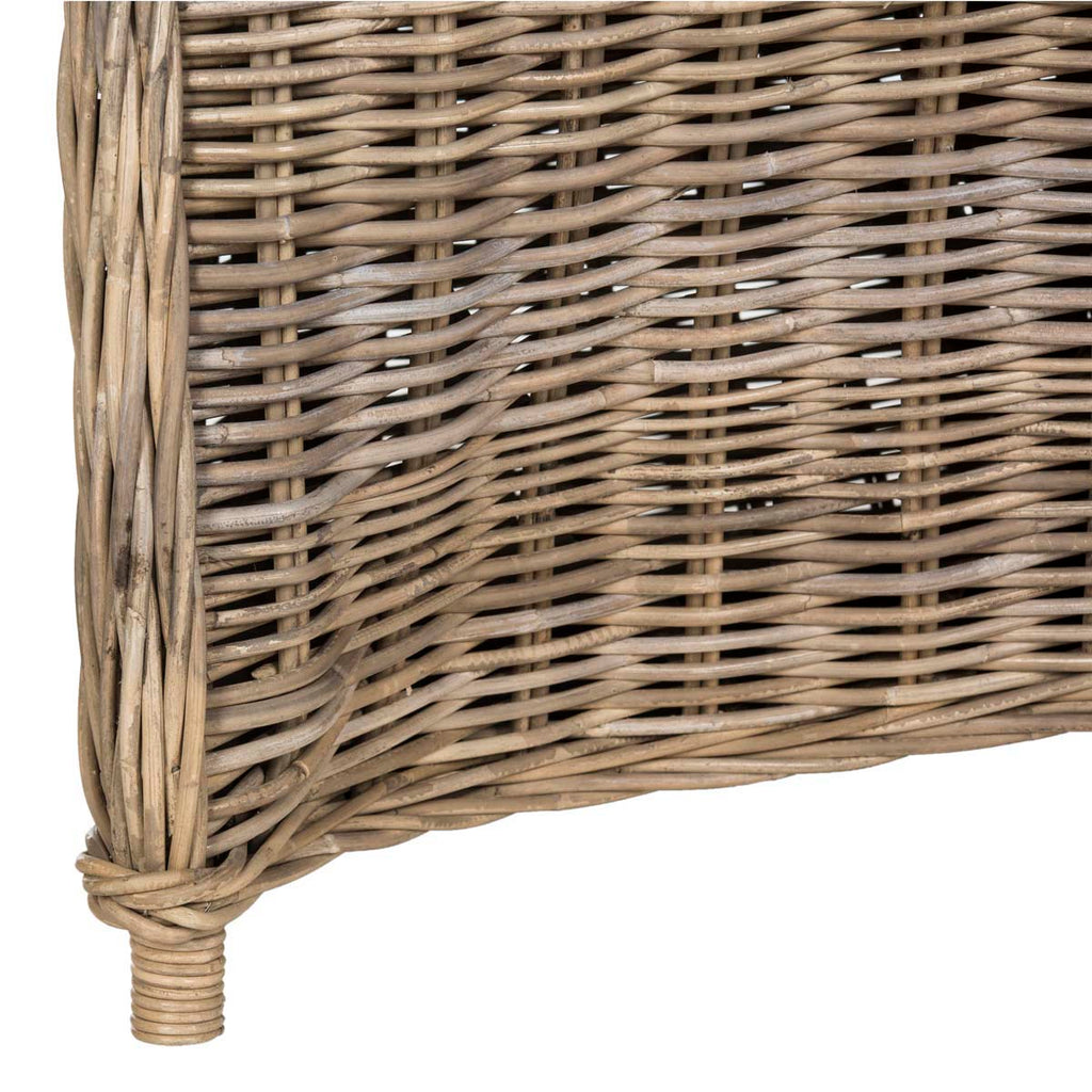 Safavieh Zane Wicker Club Chair - Grey