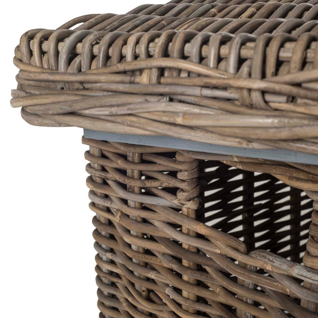 Safavieh Mikasi Wicker Trunk - Grey