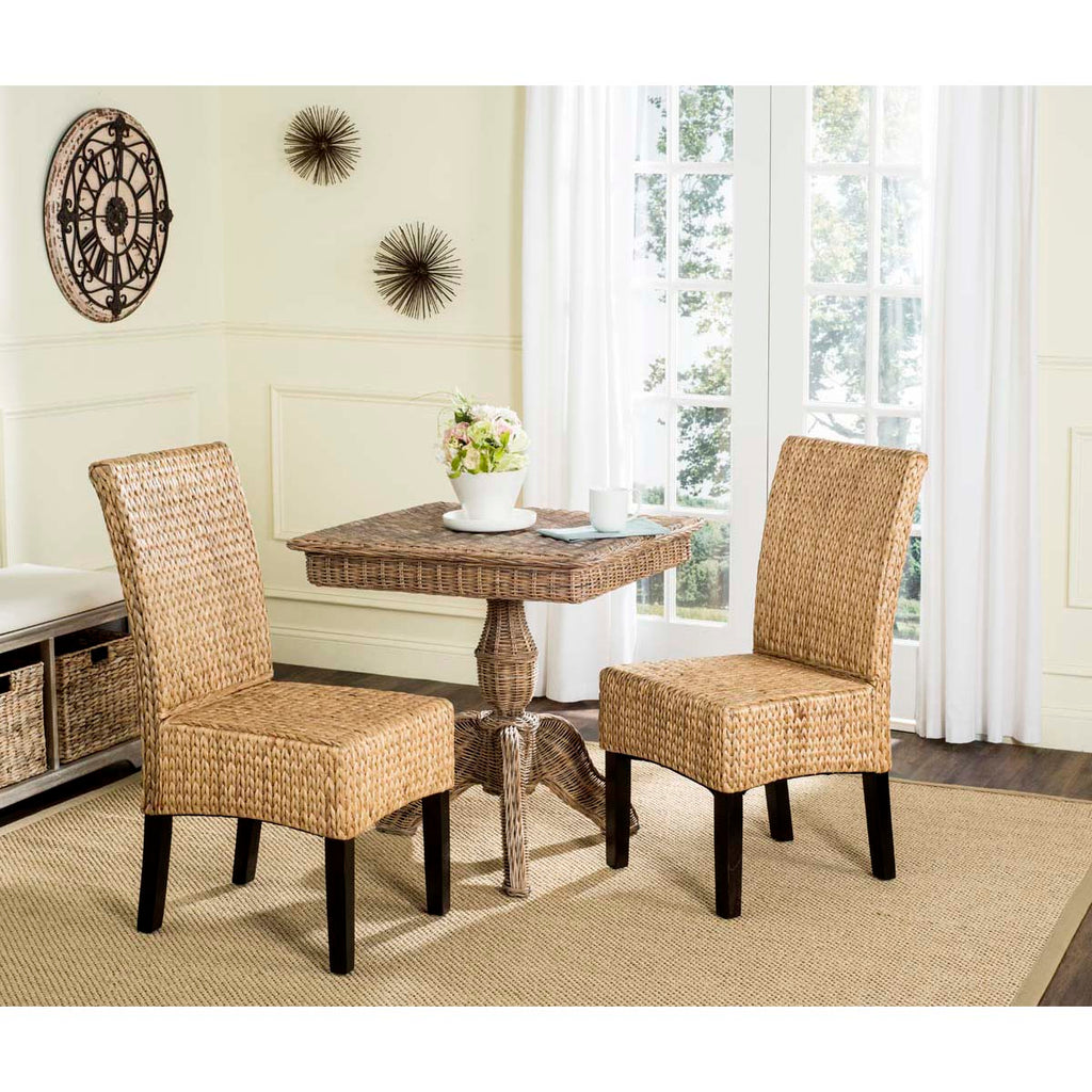 Safavieh Luz 18''H Wicker Dining Chair-Natural (Set of 2)