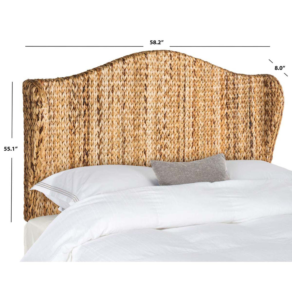 Safavieh Nadine Natural Winged Headboard - Natural
