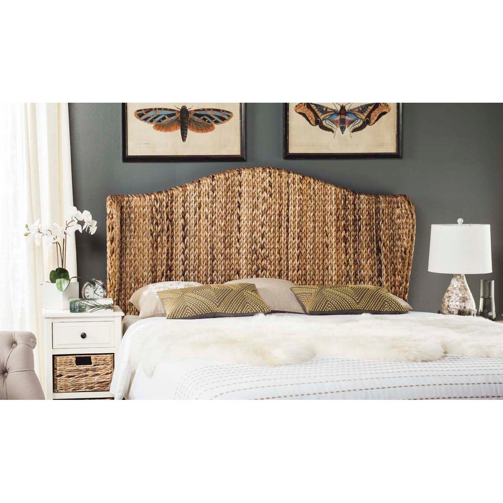 Safavieh Nadine Natural Winged Headboard - Natural