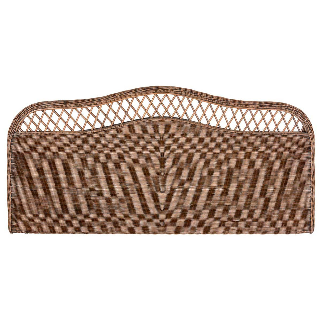 Safavieh Sephina Brown / Multi Rattan Headboard - Brown / Multi