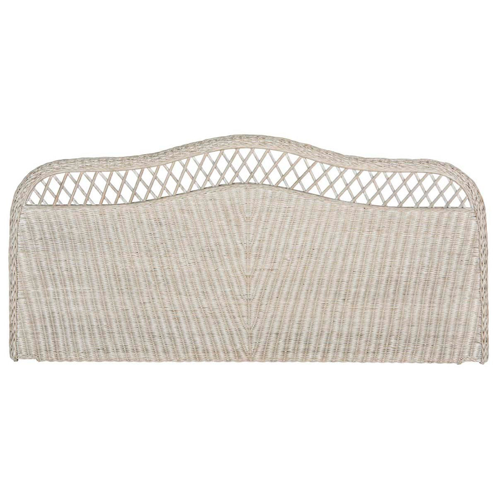 Safavieh Sephina Antique Grey Rattan Headboard - Antique Grey