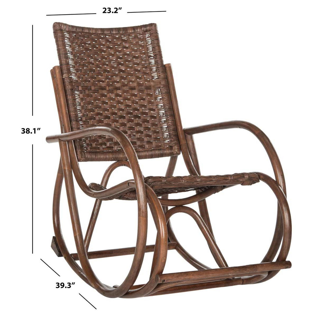 Safavieh Bali Rocking Chair - Brown