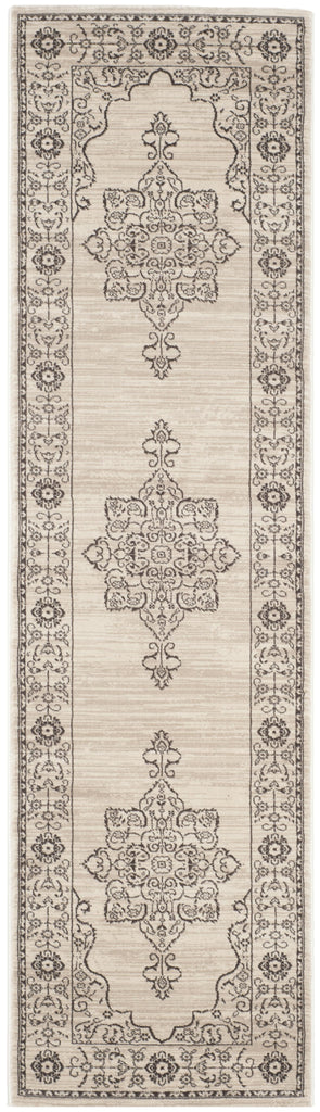 Elegant Runner Rug, SER210A, 62 X 240 cm in Creme / Gold