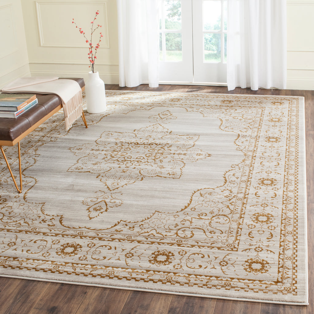 Elegant Area Rug, SER210A, 160 X 230 cm in Creme / Gold