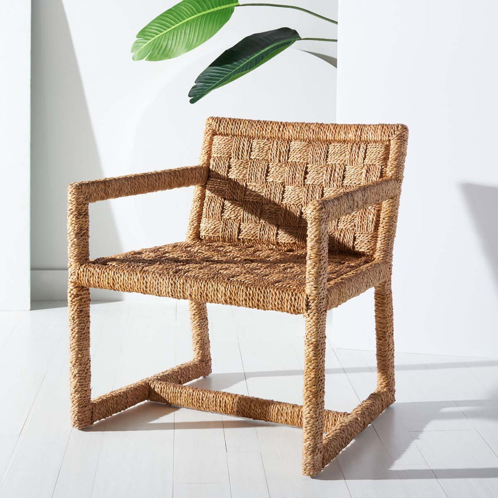 Safavieh Brinn Woven Accent Chair - Natural