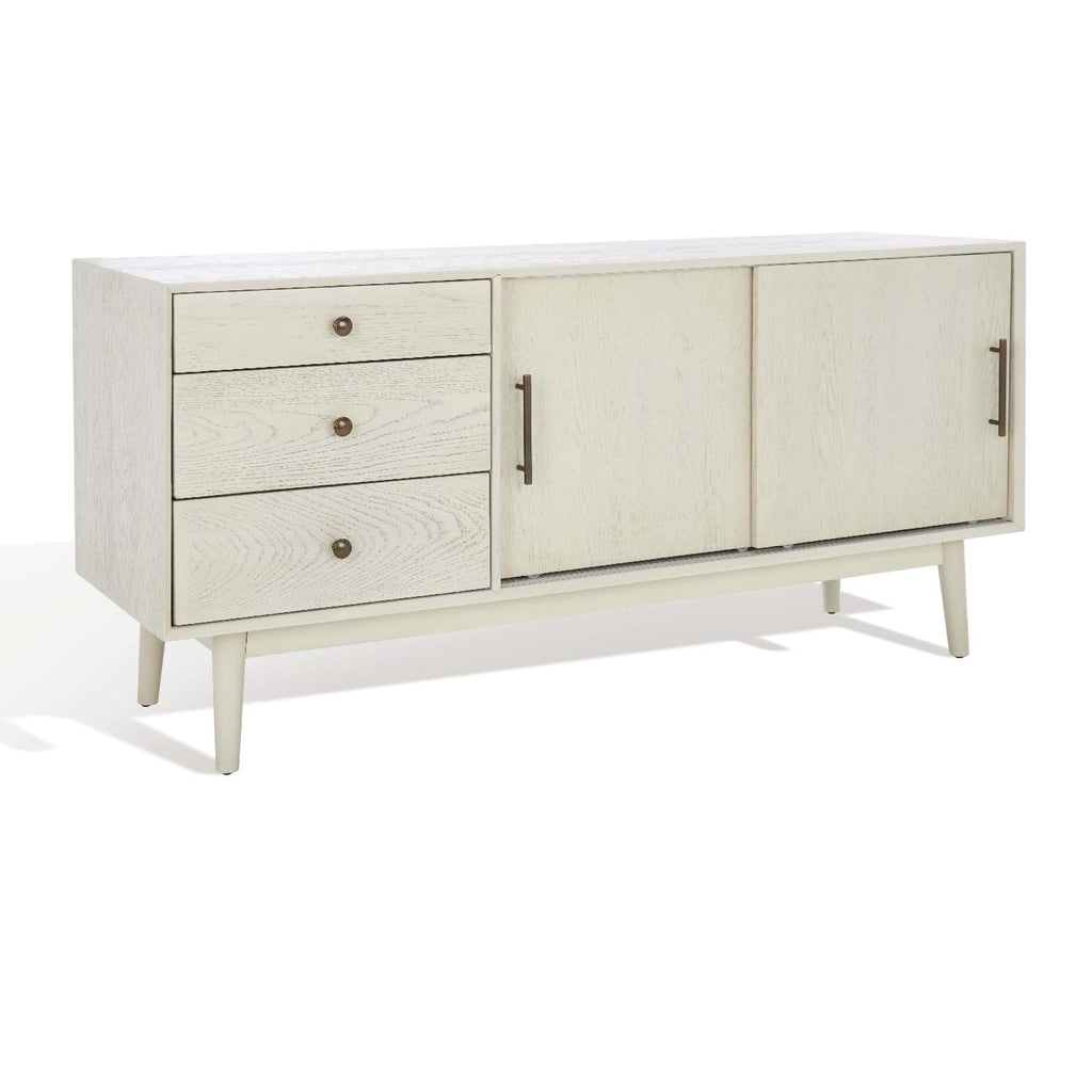 Safavieh Couture Tomas Mid-Century Media Stand - White Washed