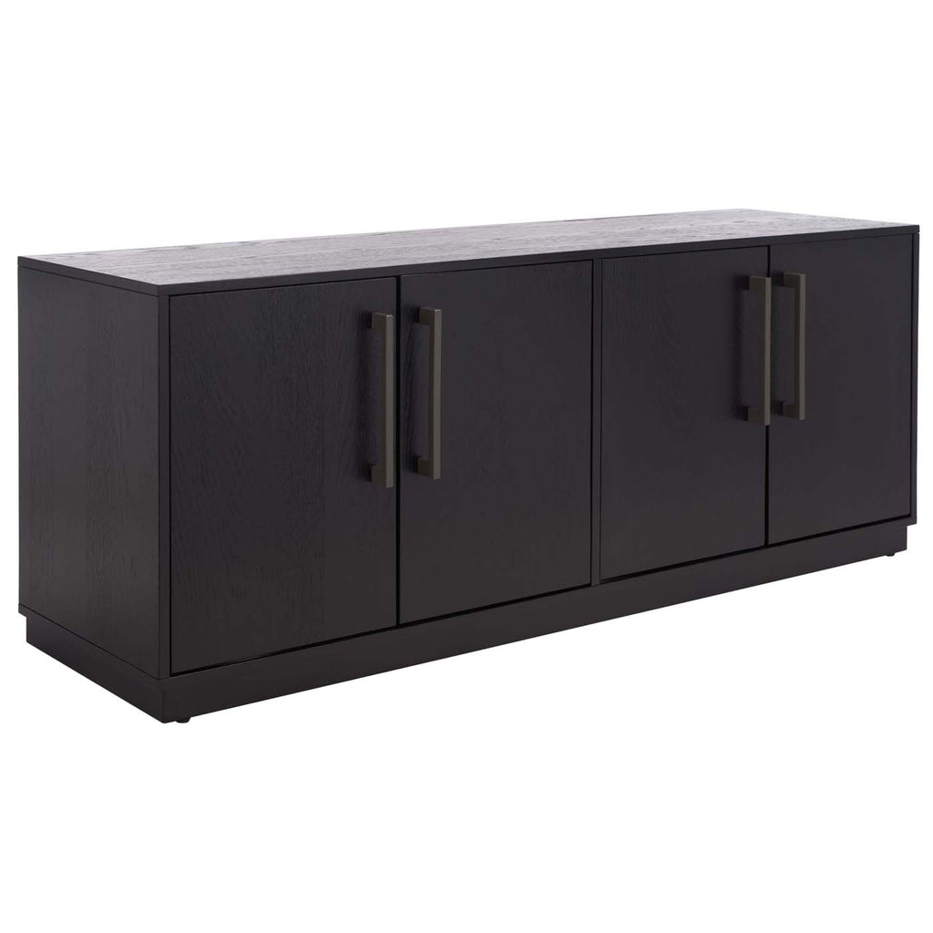 Safavieh Couture Mallory 4 Door Media Stand - Black