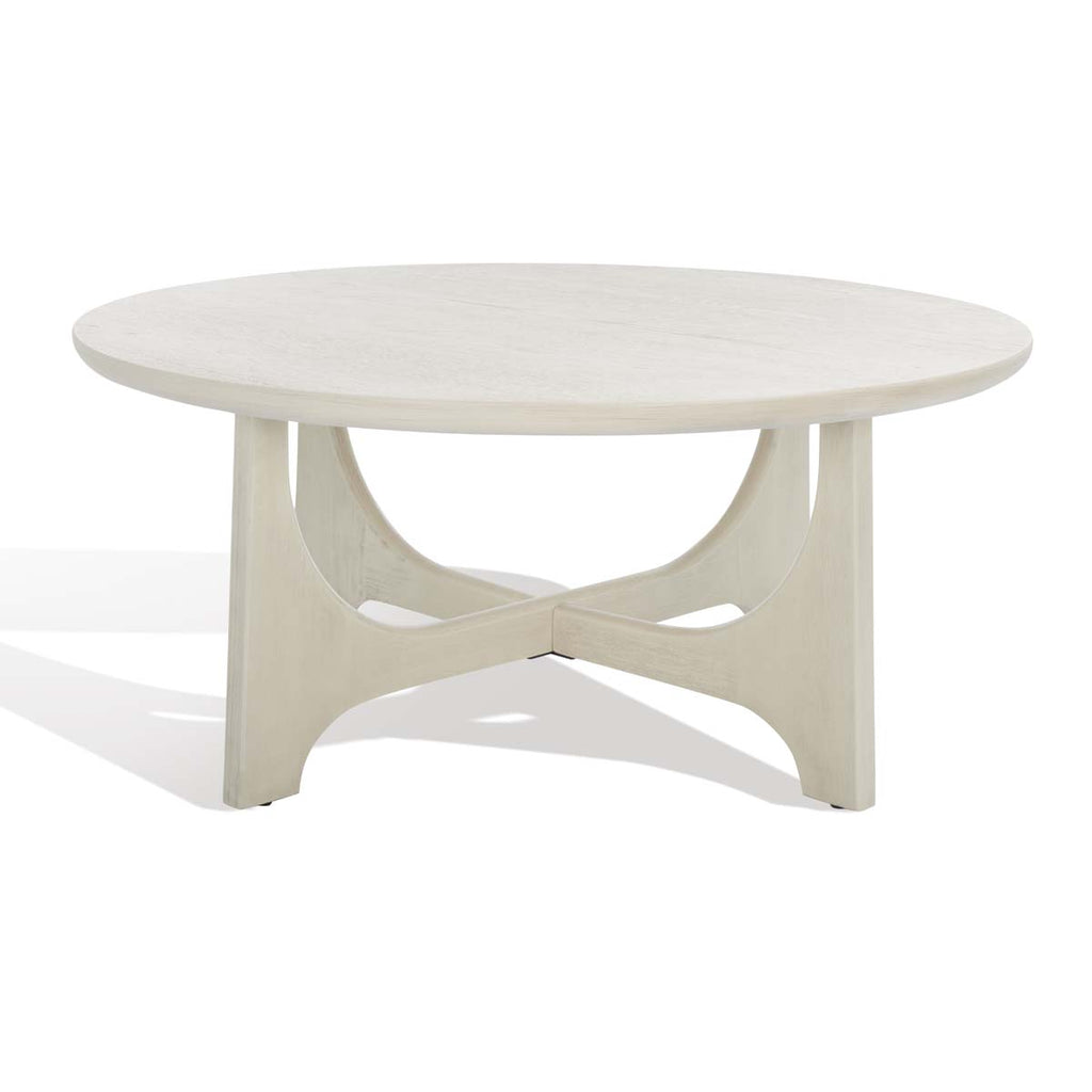 Safavieh Couture Sasha Wood Coffee Table - White Wash