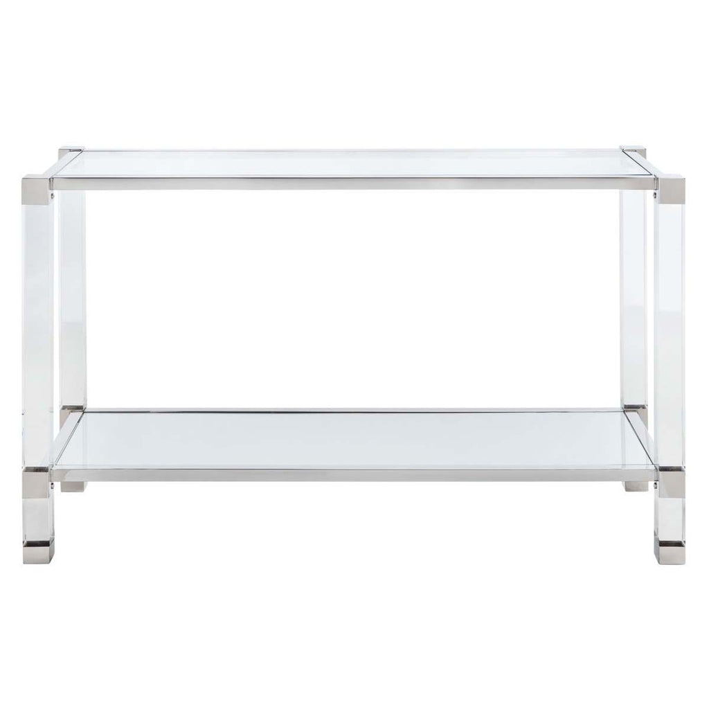 Safavieh Couture Angie Acyrlic Console Table - Silver