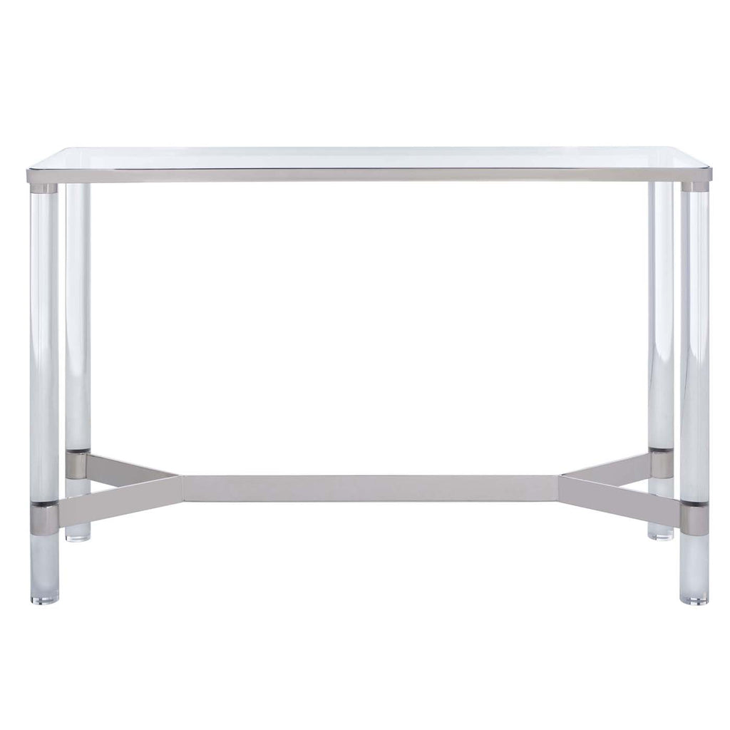 Safavieh Couture Suzanna Acrylic Console Table - Silver