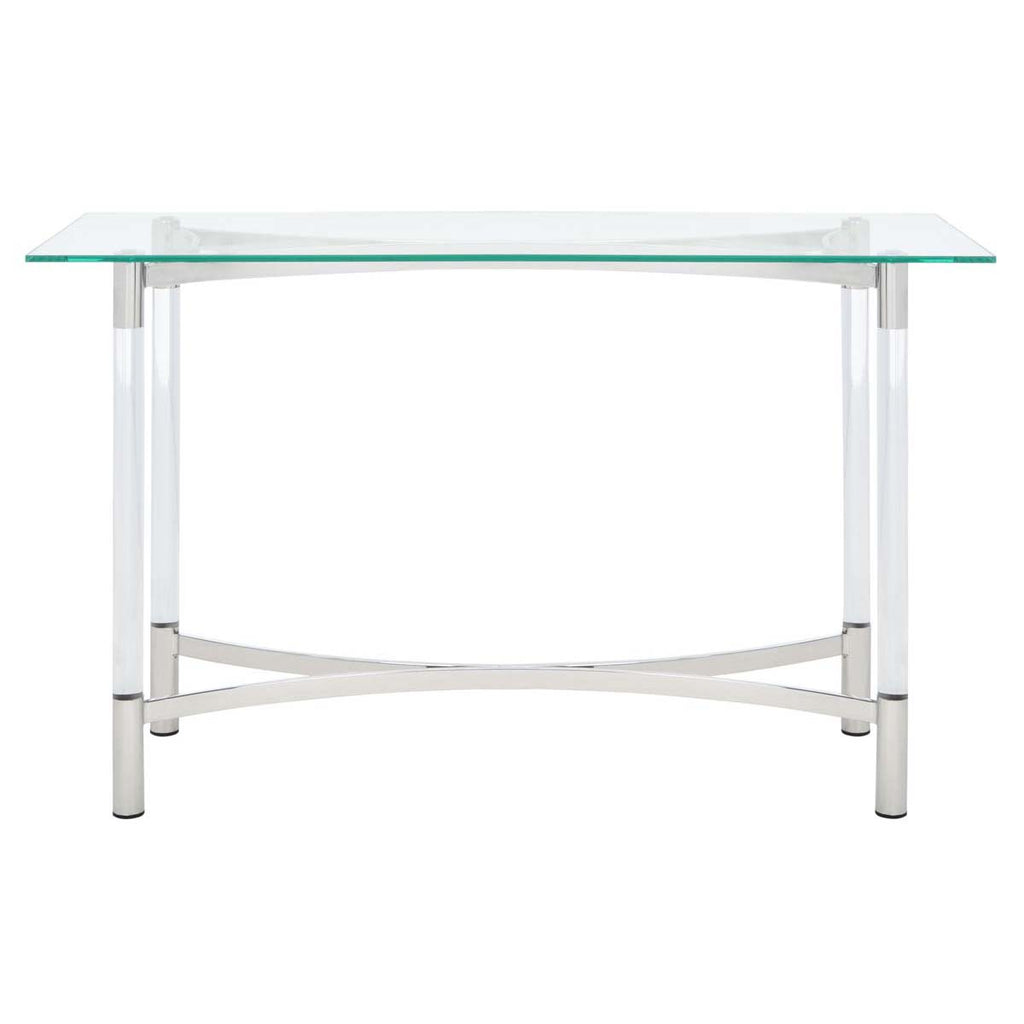 Safavieh Couture Letty Acrylic Console Table - Silver