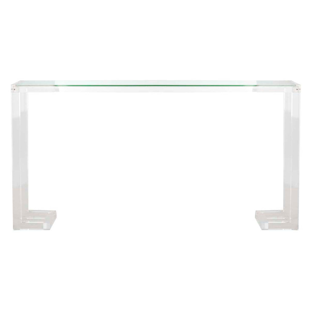 Safavieh Couture Benji Acrylic Console Table - Clear