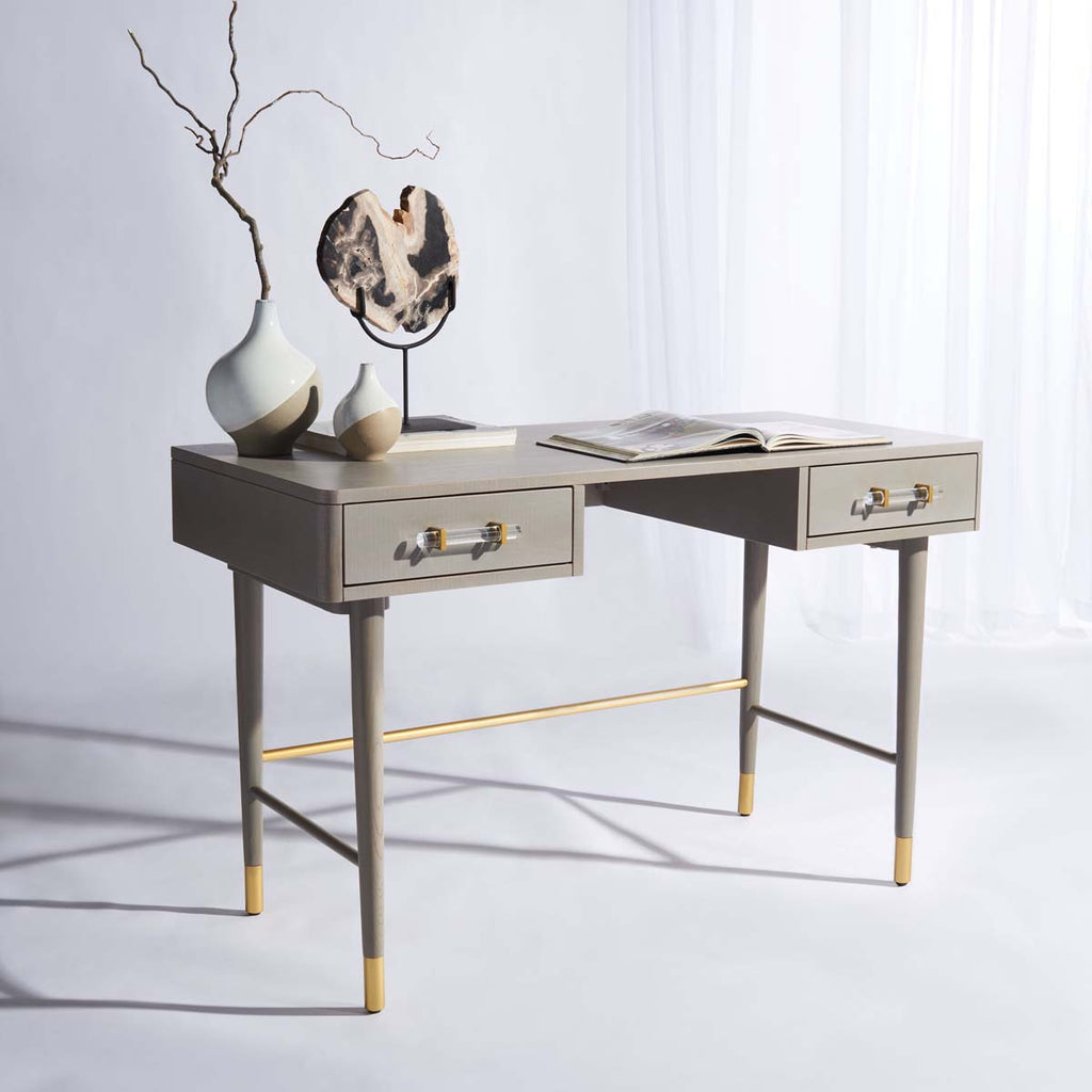 Safavieh Couture Raelynn Mid-Century Desk - Grey