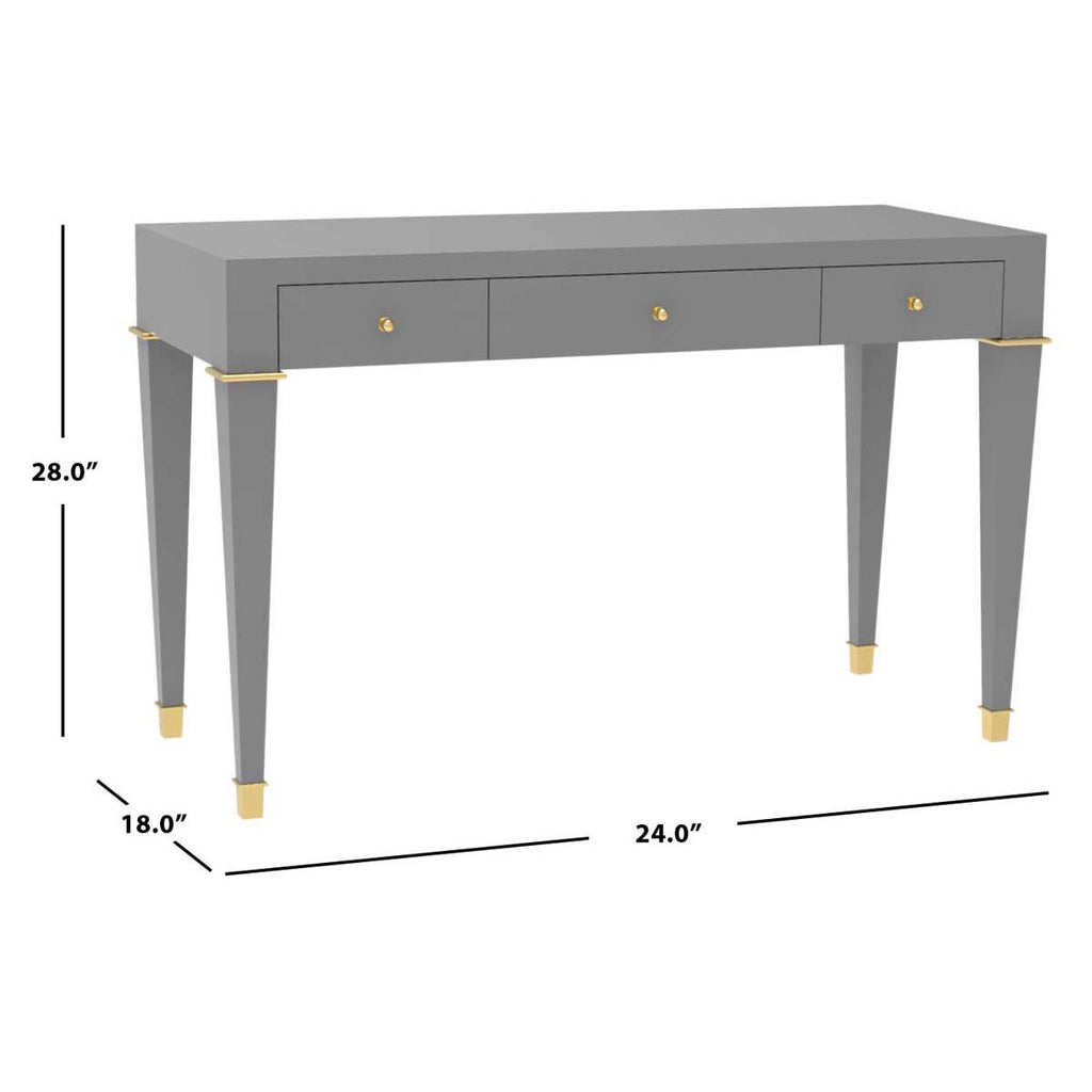 Safavieh Couture Jordyn Modern Desk - Grey