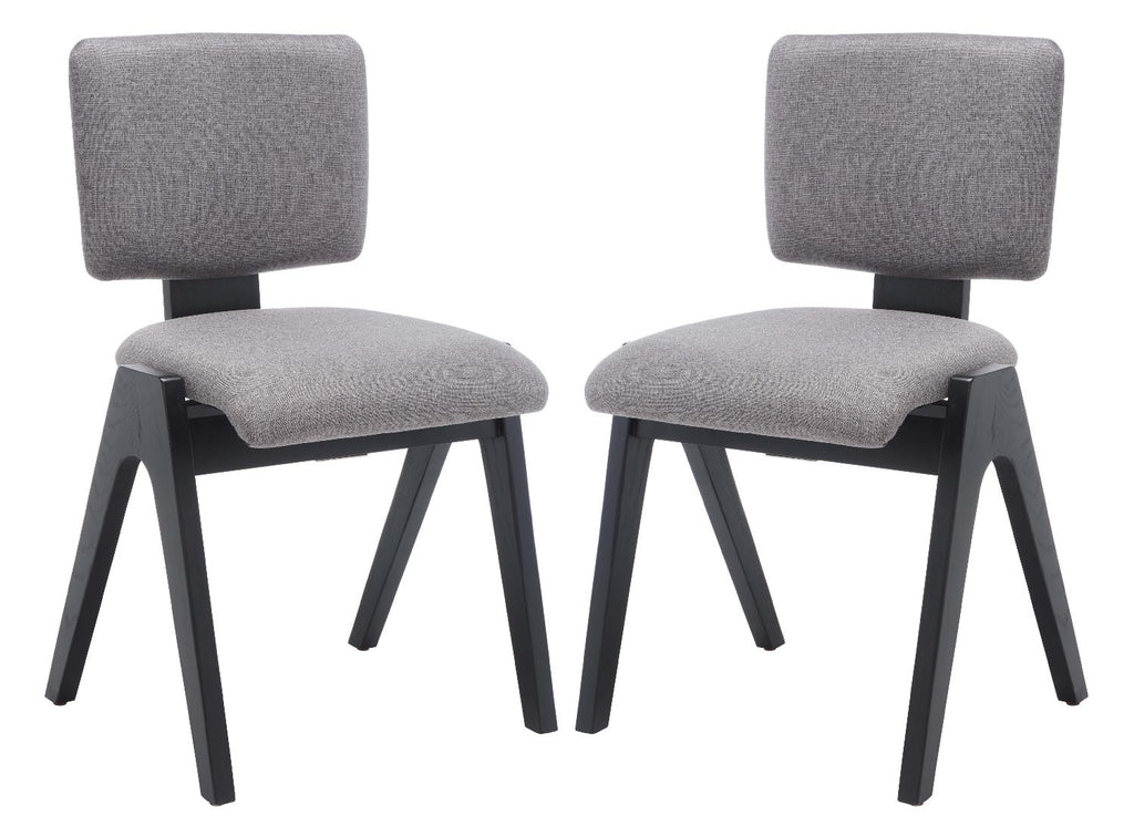 Safavieh Couture Alisyn Wood Dining Chair(Set of 2) - Black / White