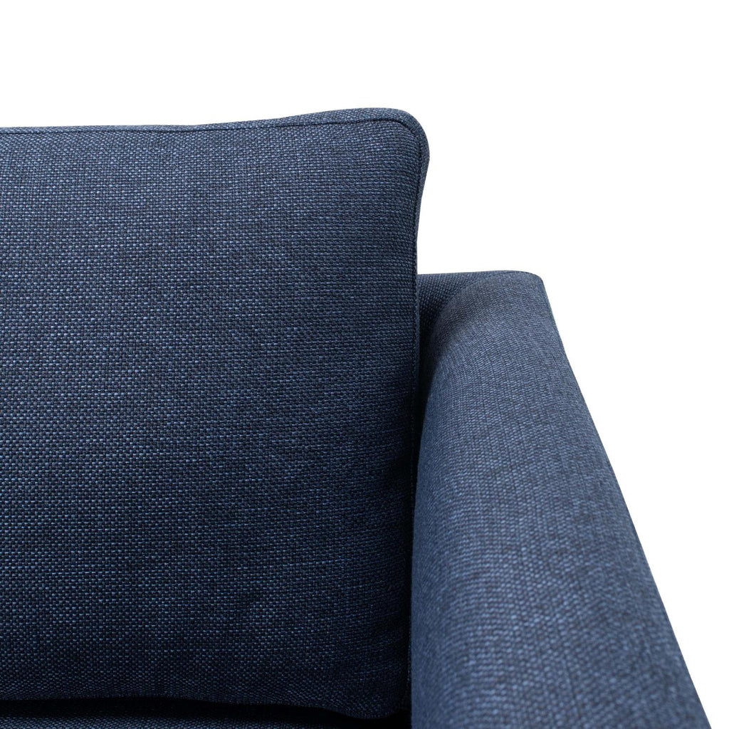 Safavieh Couture Ludovic Contemporary Sofa - Dark Blue